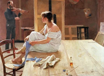 Après la pose, 1884